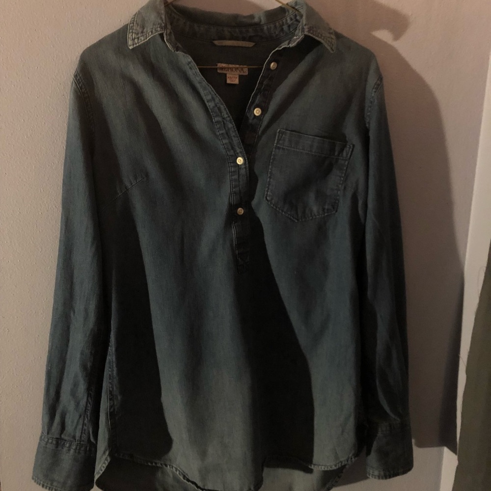 Long Sleeve Denim Shirt